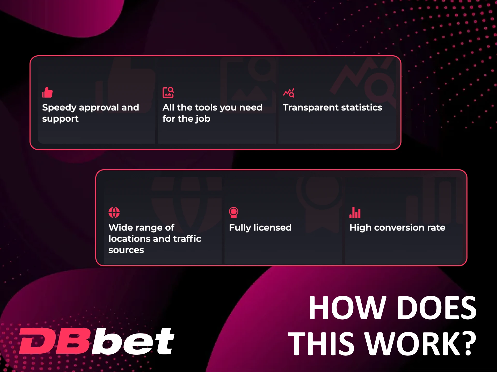 Find out why you should be part of the Dbbet online casino affiliate program.