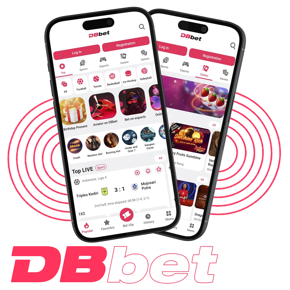 Download Dbbet App for Android and iOS.