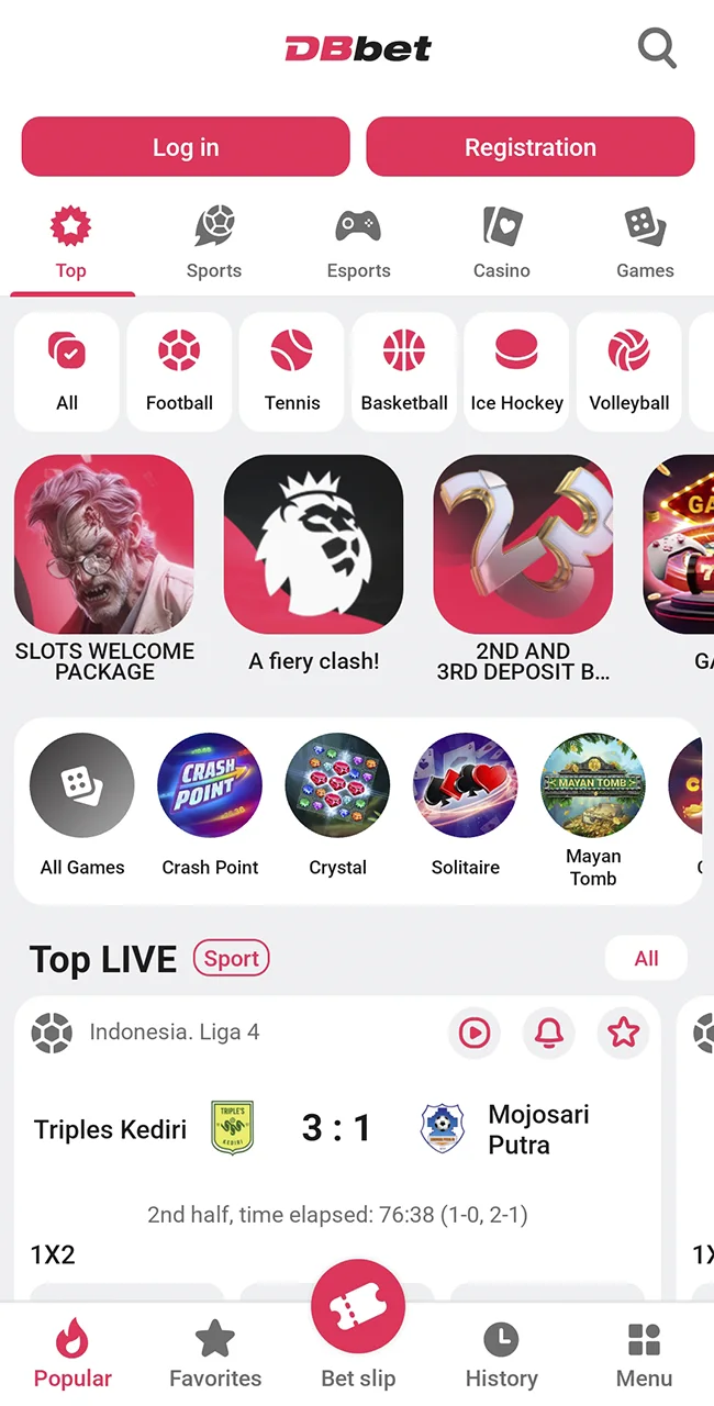 Dbbet Home page for Bangladesh players.