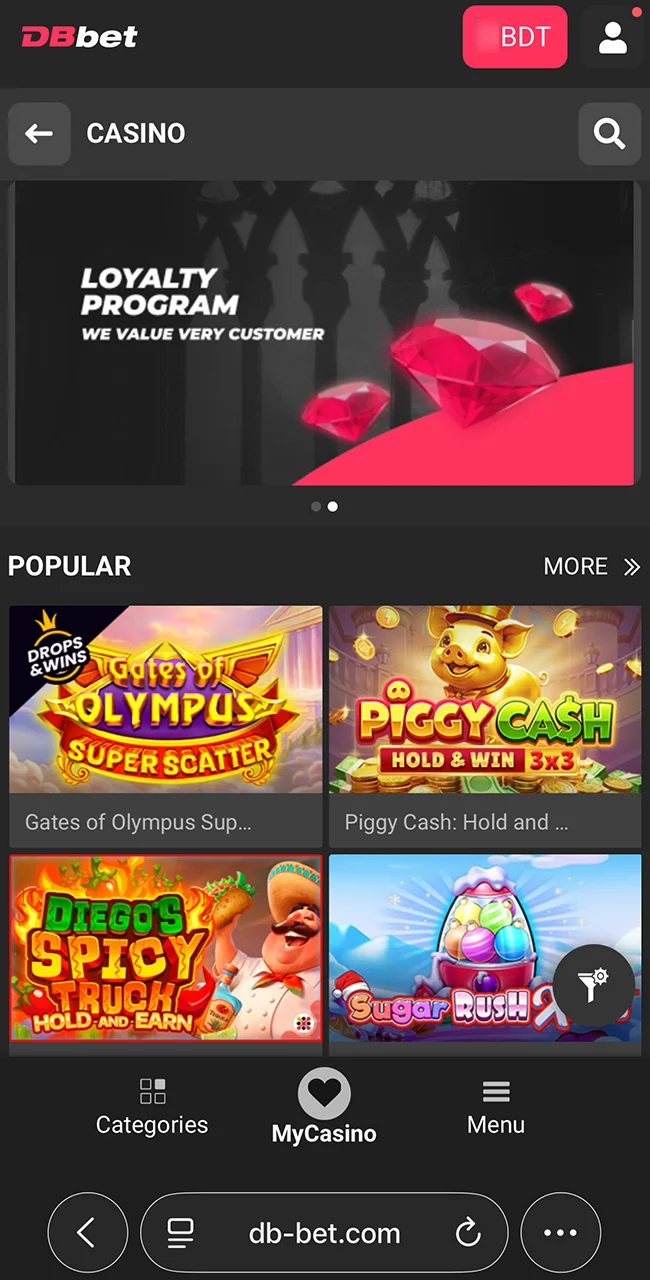 Begin Exploring the Dbbet platform now.