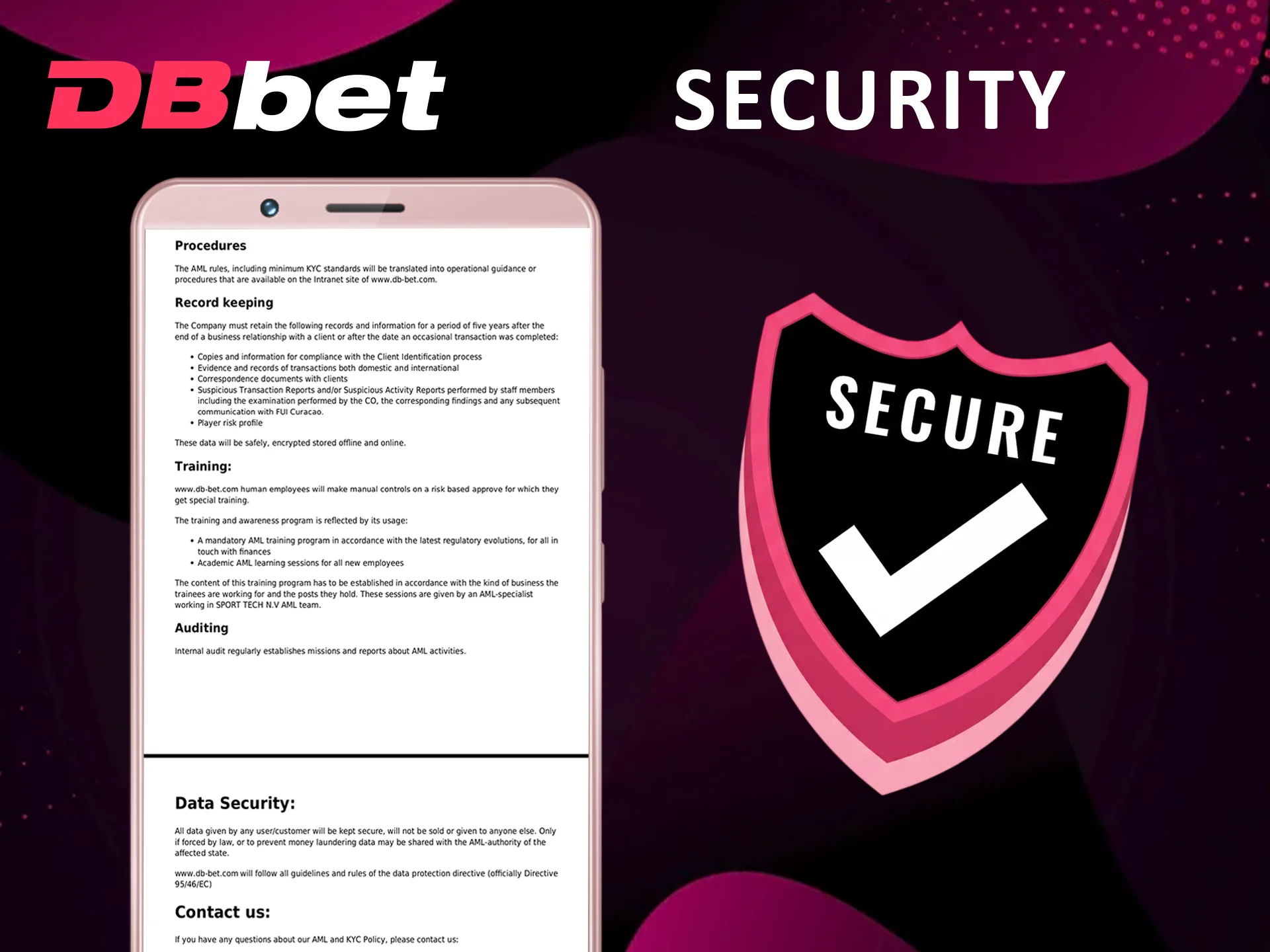 Dbbet App Security Protocols and features.