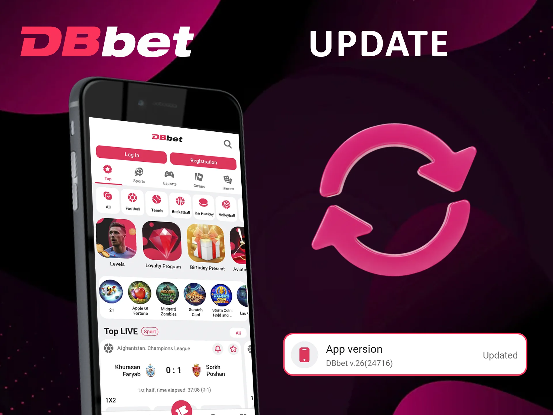 Learn How to Update Dbbet App now.