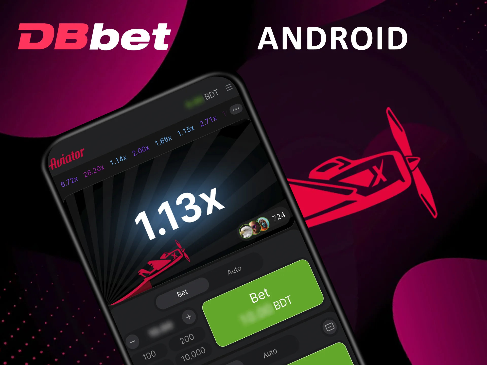 Download Dbbet Aviator for Android phones now.