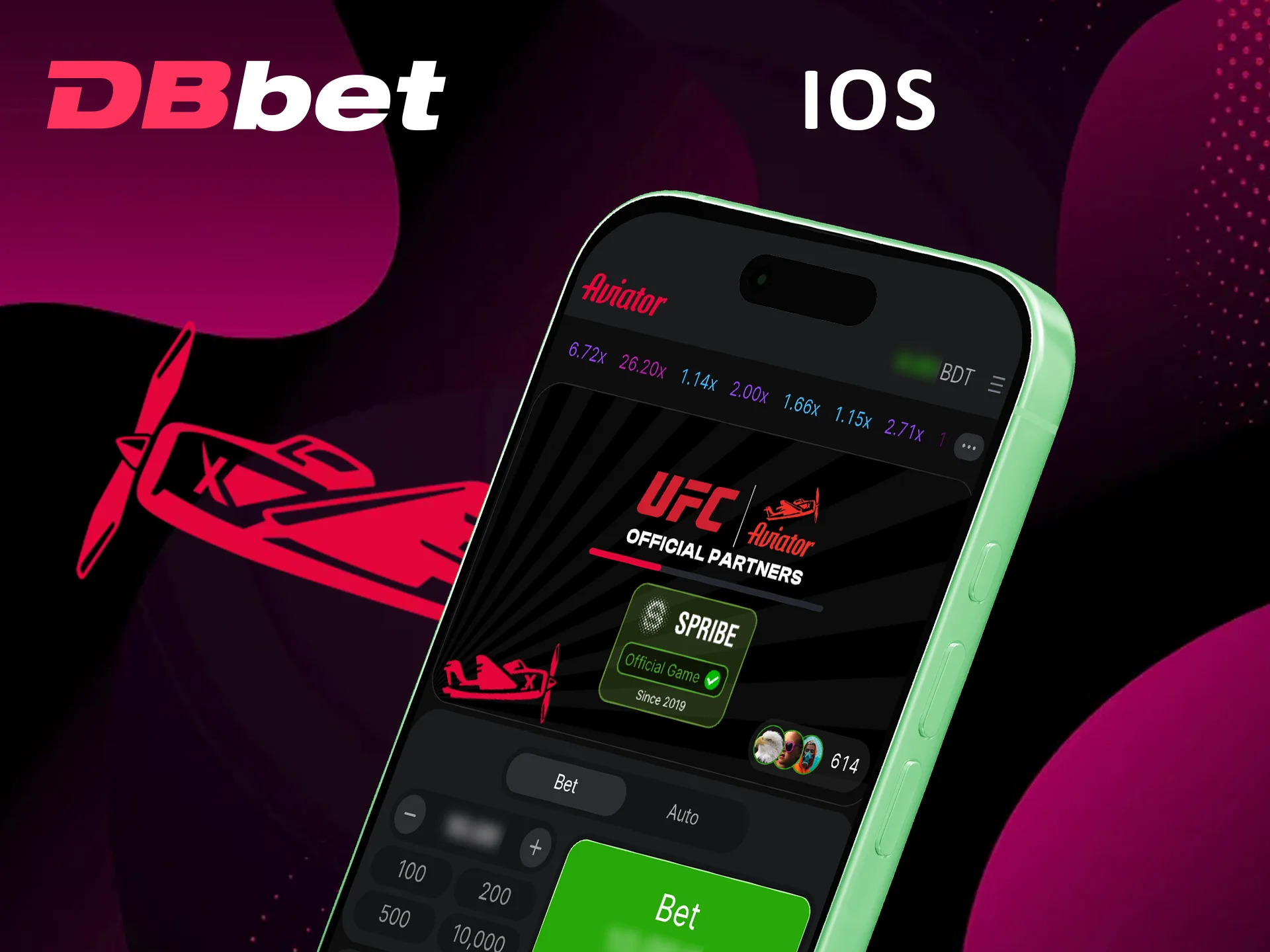 Play Dbbet Aviator on your iOS device.