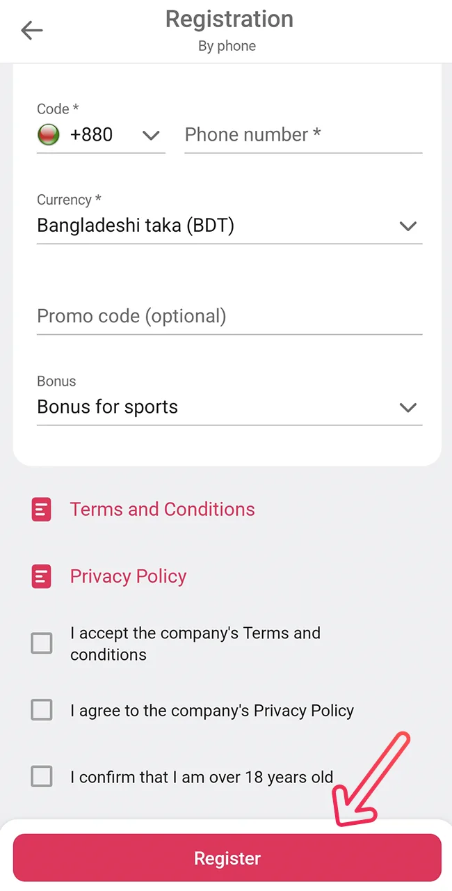 Register with Dbbet in Bangladesh easily now.