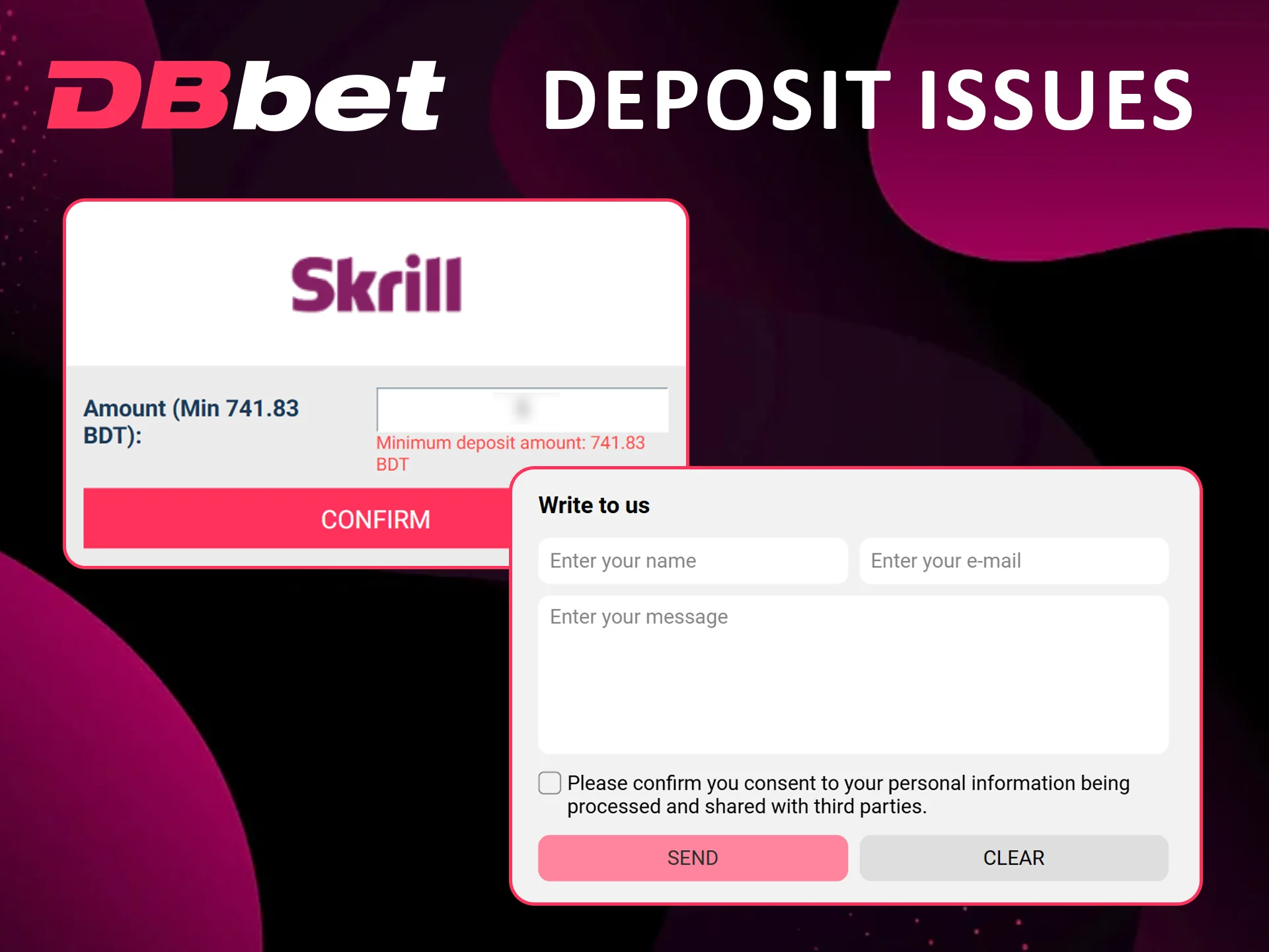 Resolve Dbbet Deposit Issues in Bangladesh fast.