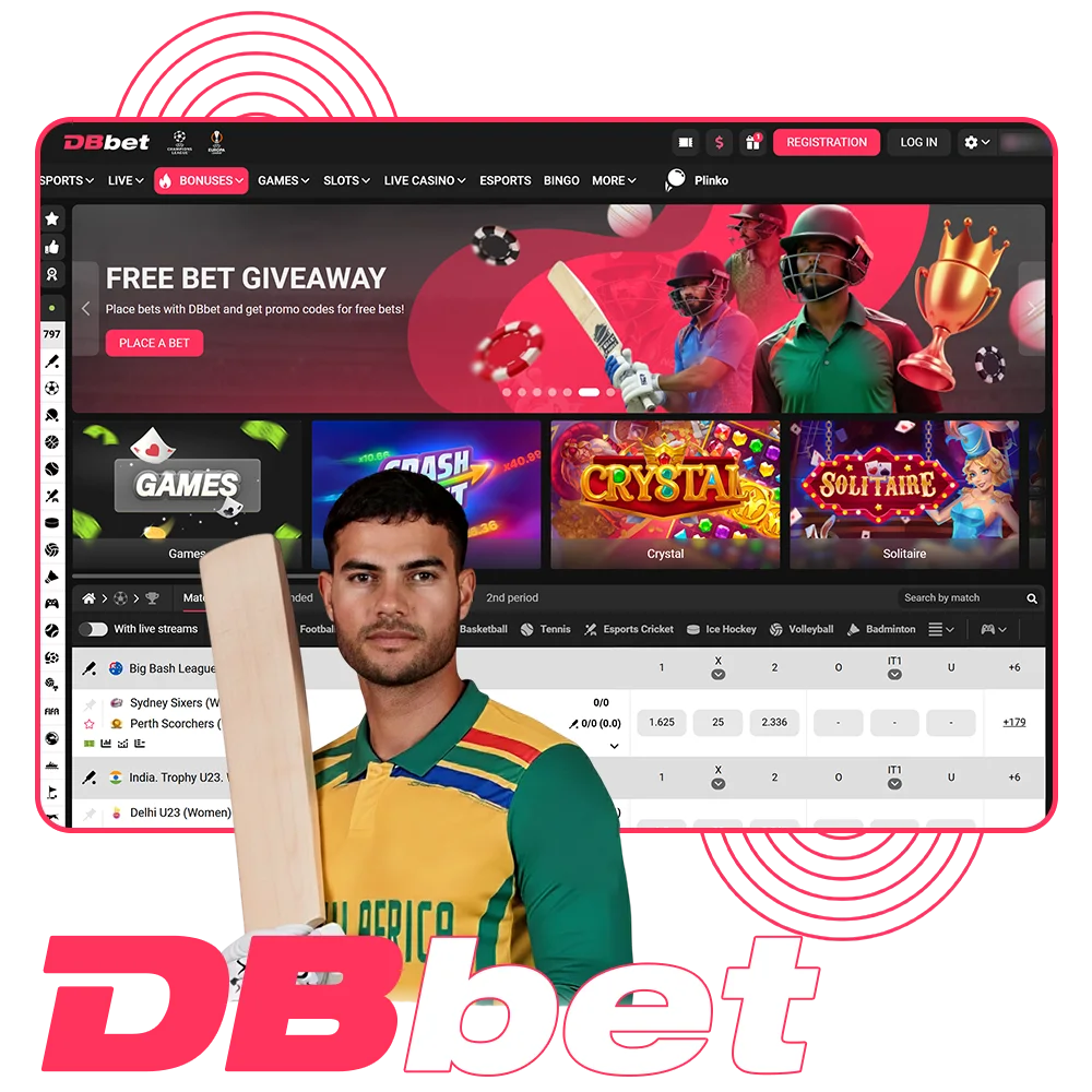 Official Dbbet website for betting and casino.