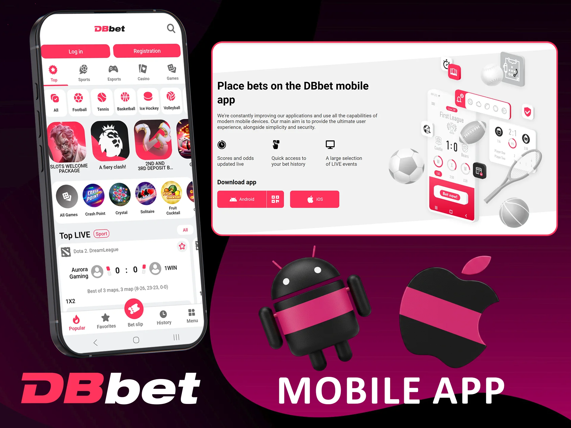 Download the official Dbbet Mobile App now.