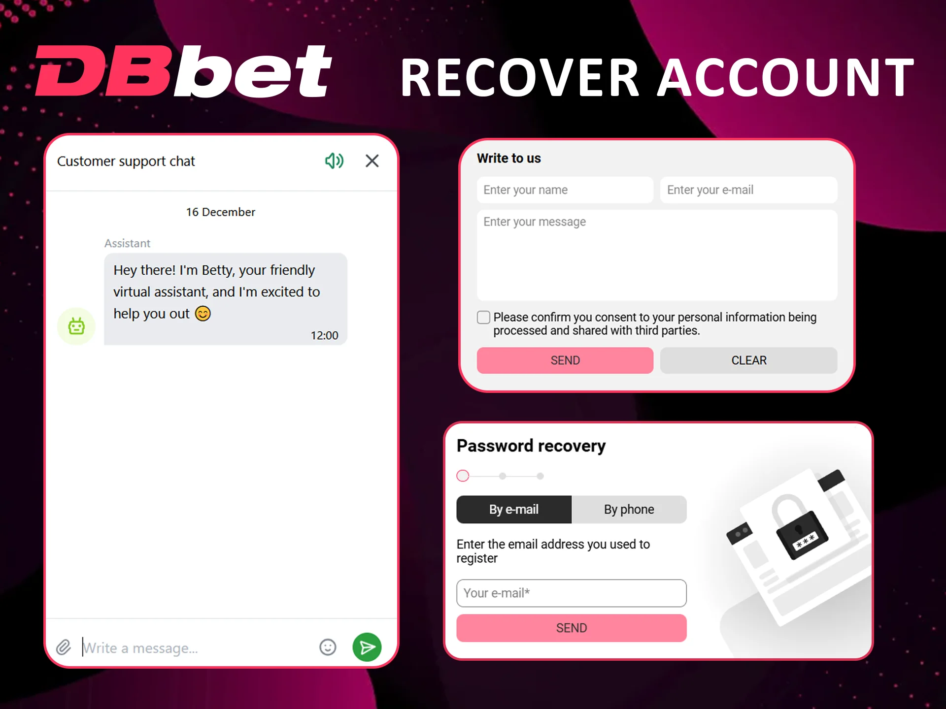 How to Recover your Dbbet Account safely.