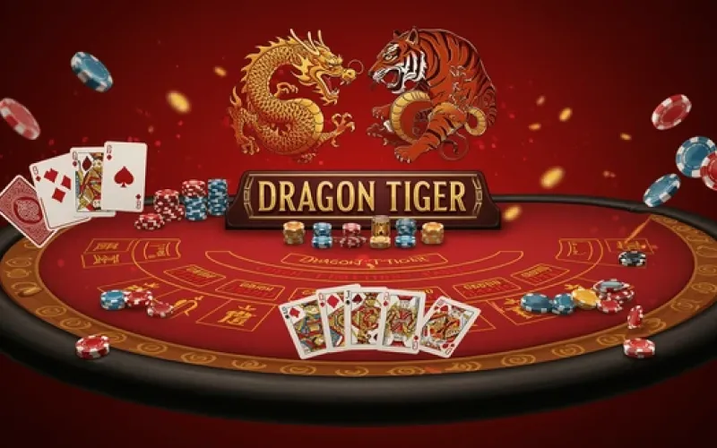 Bet on the strongest side in the fast-paced and simple Dragon Tiger card game.
